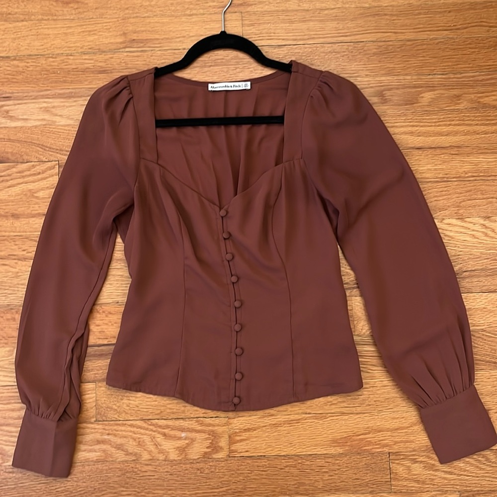 Abercrombie Mauve Blouse